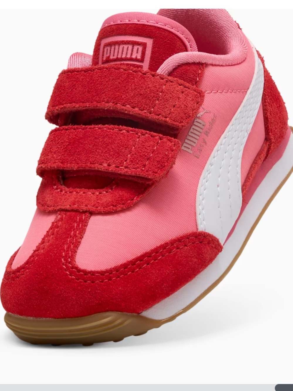 Puma Easy Rider Love Toddlers' Pink & Red Sneakers